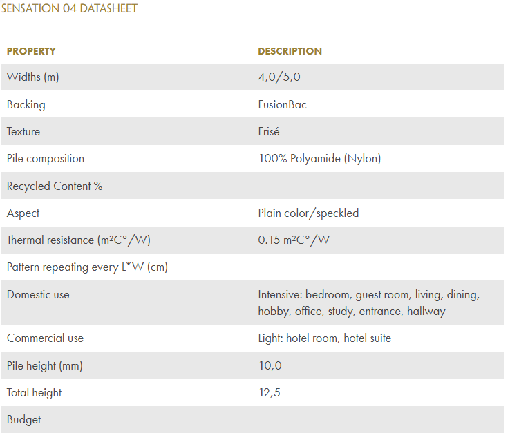 Kiliminė danga Sensation spalva 04