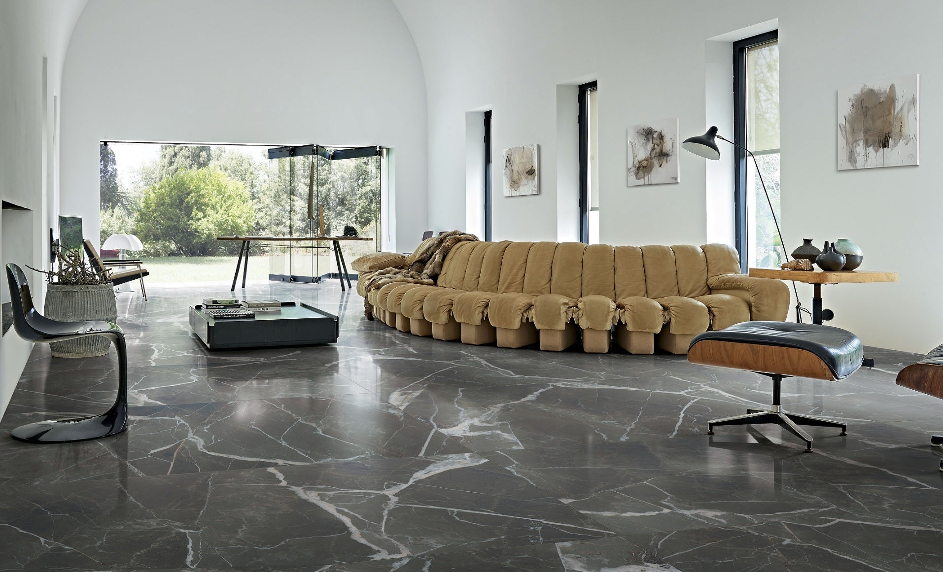 Išpardavimas Plytelės Stones&More Calacatta Black Smooth 60x61